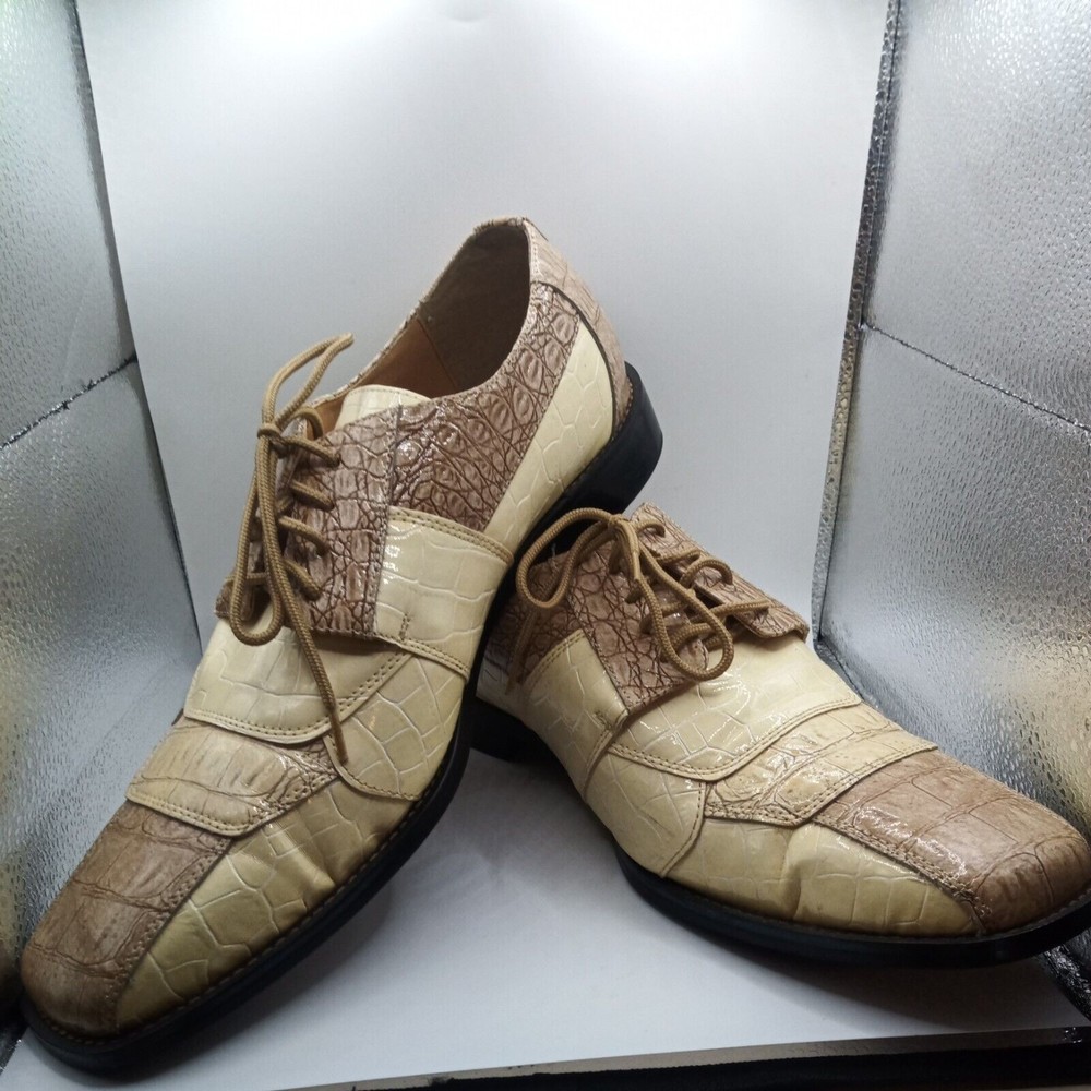Roberto Chilling Faux Gator Dress Shoes